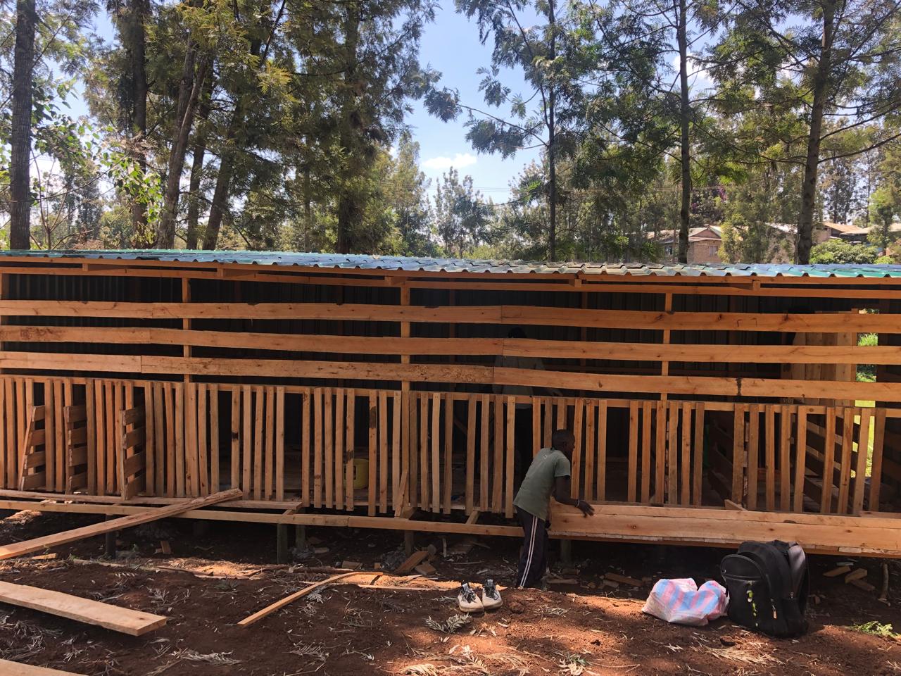 Toilet construction project